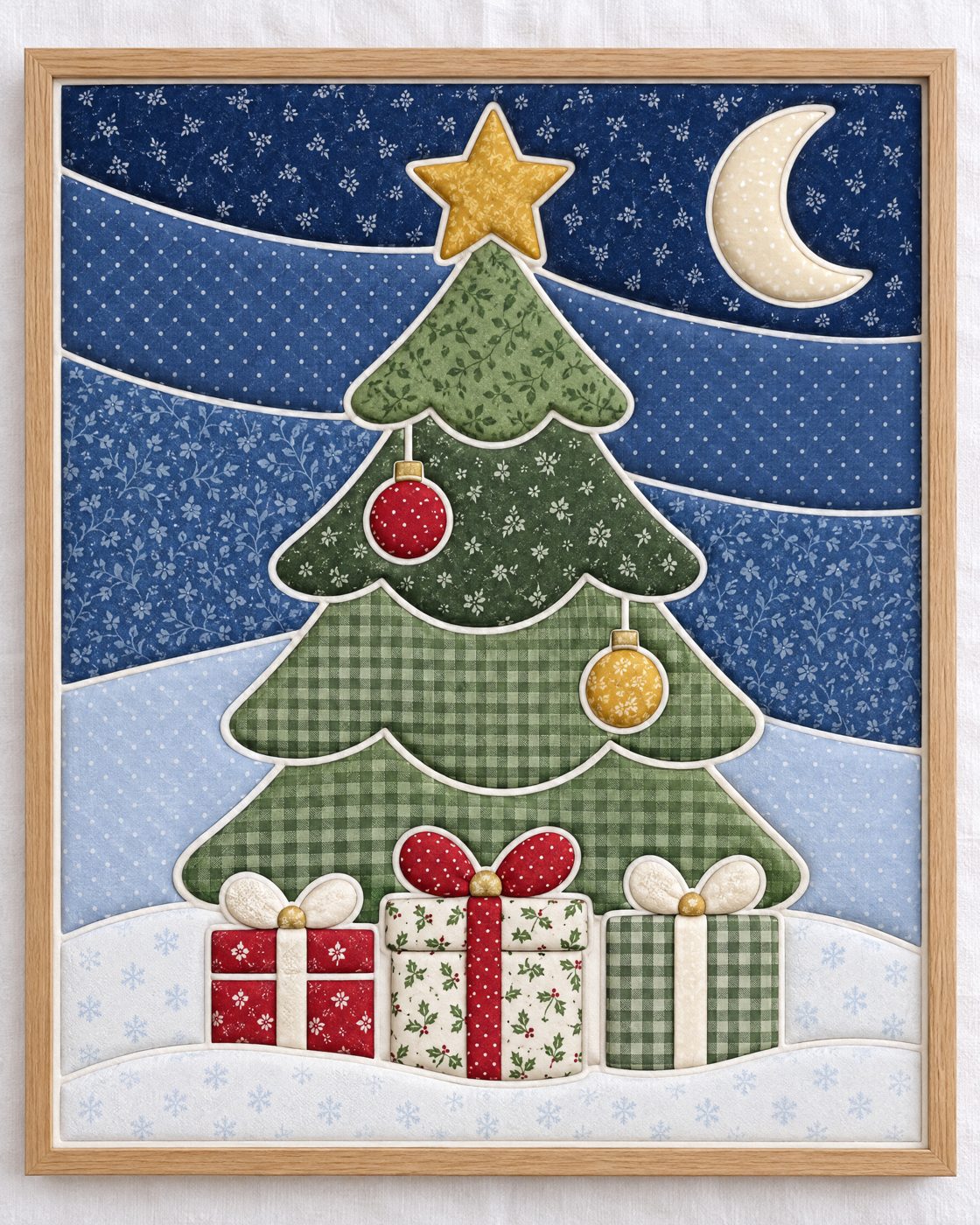 Fabric Christmas tree