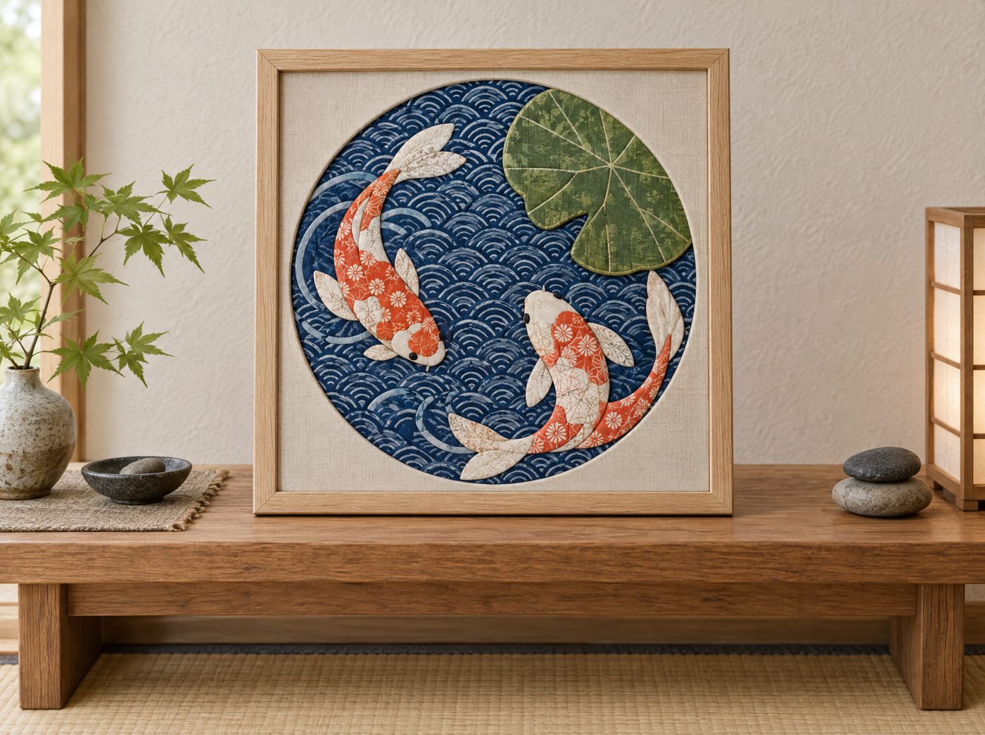 Fabric koi